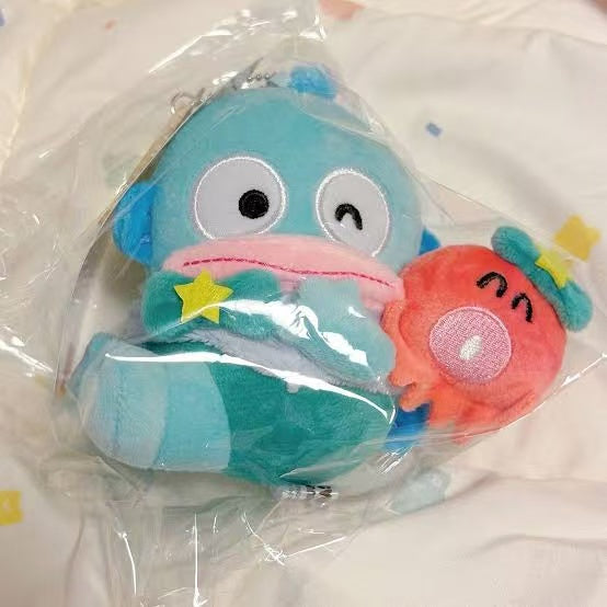 Sanrio|Hangyodon 40th Anniversary Happy Life constellations Mascot Holder /Plush Keychain