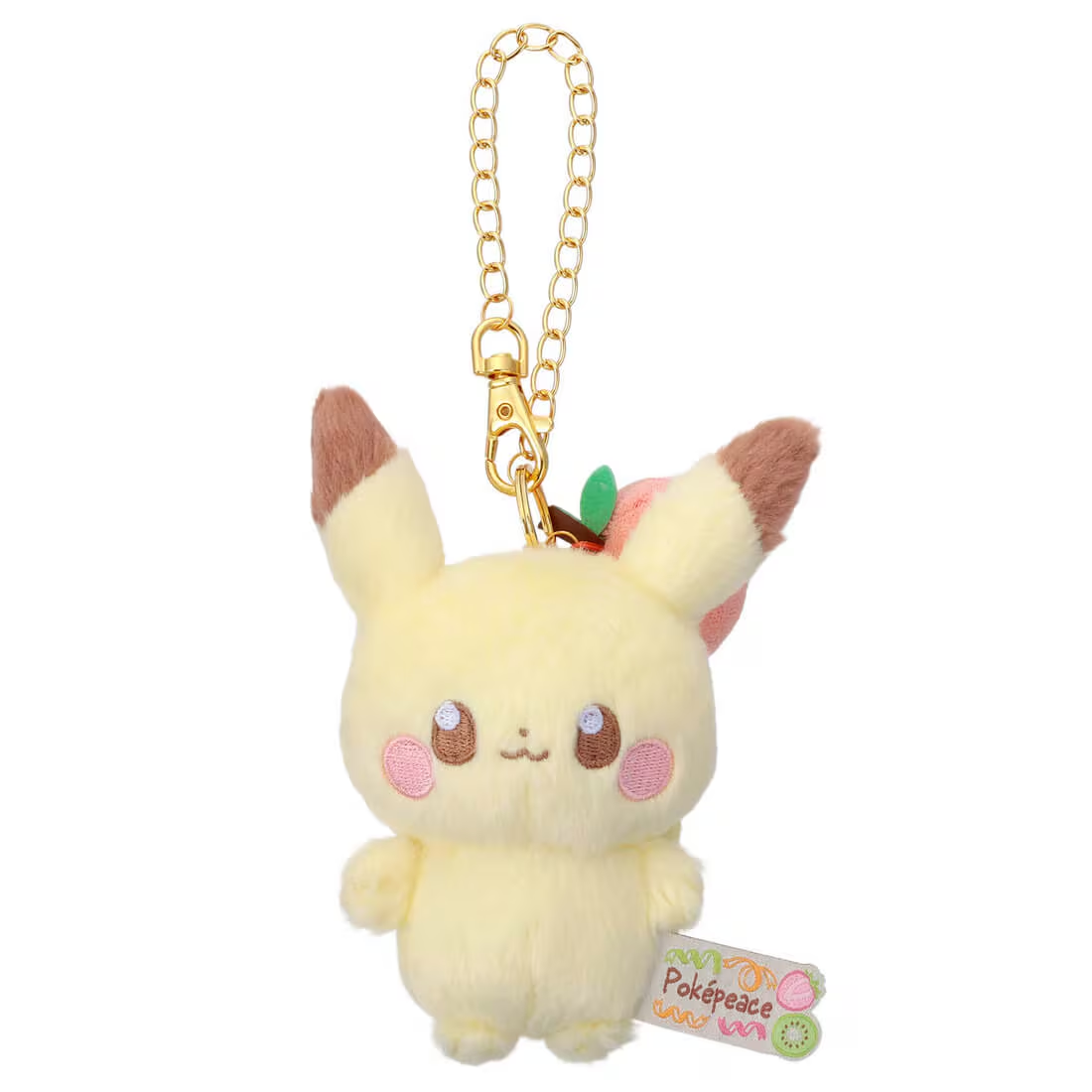 Pikachu|fruit Mascot Holder /Plush Keychain|7.0 x 8.0 x 11.0cm approx.