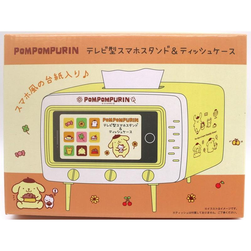 Sanrio|TV-Shaped Smartphone Stand & Tissue Case|187×150×135mm approx.