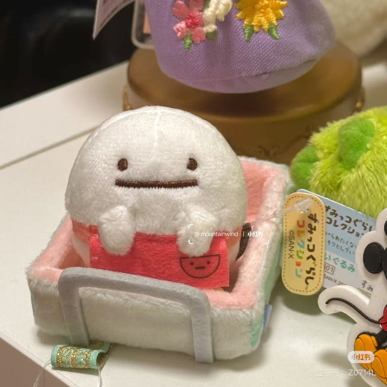 Sumikko gurashi角落生物|San-X Sumikko Gurashi Tenori Plush (SS)可爱角色基础款毛绒小玩偶/手玉|5 × 4.5 × 5 cm approx.