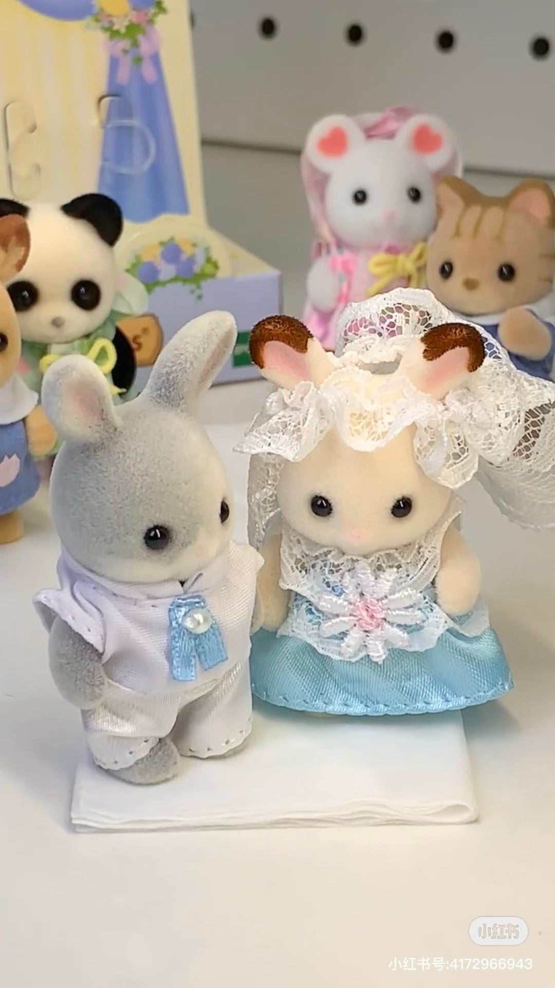 【limit 1】SylvanianFamilies|Rabbit Baby Pair Set - Lovely Wedding