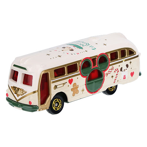 Disney迪士尼 |东迪2024圣诞精灵妖精米奇系列Tomica多美卡巴士玩具车模型