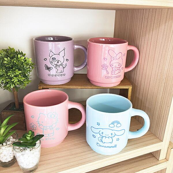 Sanrio|Happy Drawing Ceramic Mug|340ml approx.