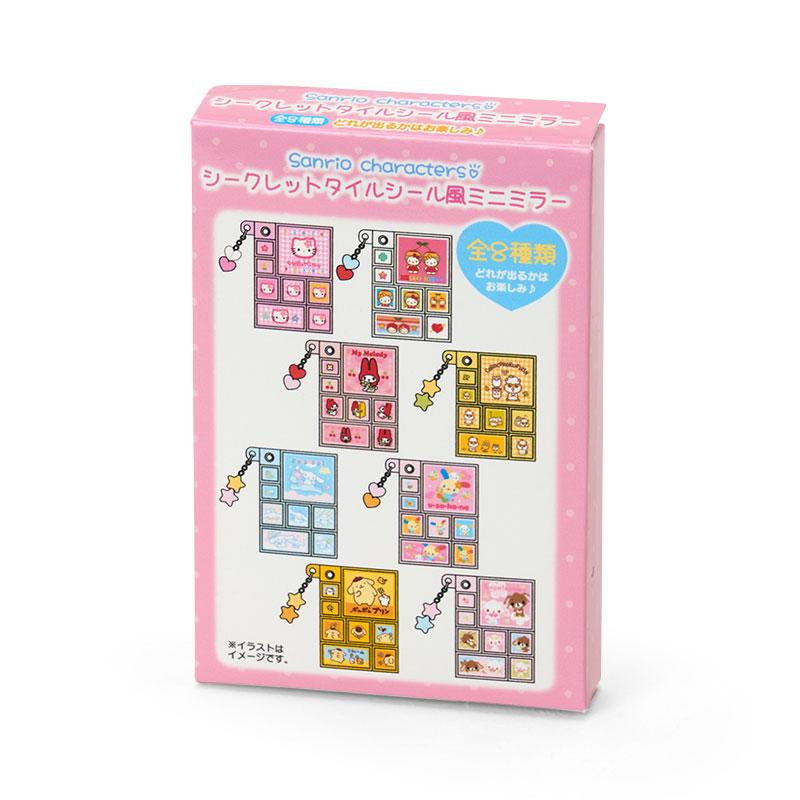 Sanrio|Heisei Era Girls Tile Sticker Style Mini Mirror Mascot mystery bag/blind box/All 8 types|1pcs