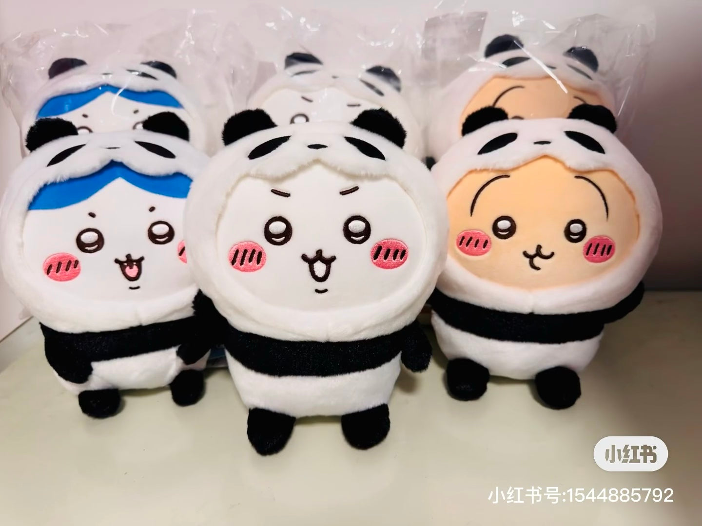 Chiikawa 吉伊卡哇|Panda Plush Toy熊猫毛绒玩偶摆件/公仔|约 H230 x W190 x D105mm