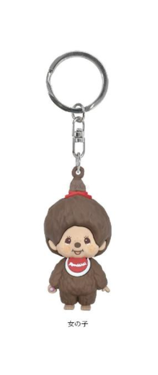 Monchhichi|Character Keychain/Keyring|H50×W30×D25mm approx.