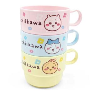 chiikawa|Happy Flower Stacking Plastic Cup Set|80×103×62mm approx.