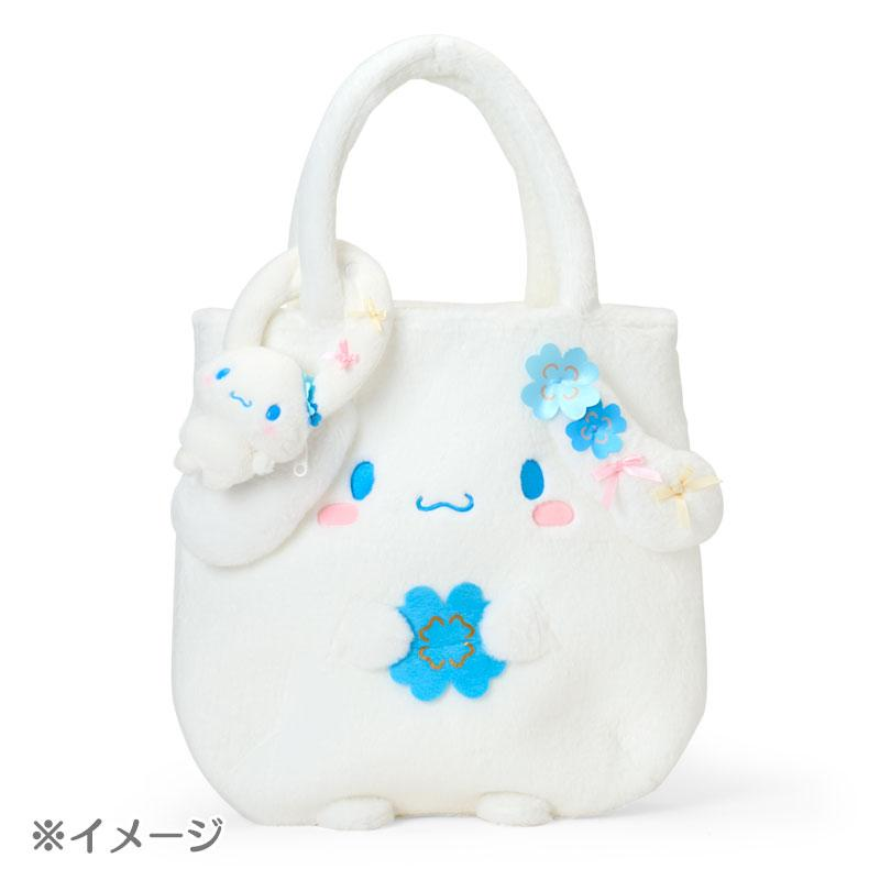 【limit 1】Sanrio|Light Blue Clover Cinnamoroll Mascot Holder /Plush Keychain|11 x 5 x 19cm approx.