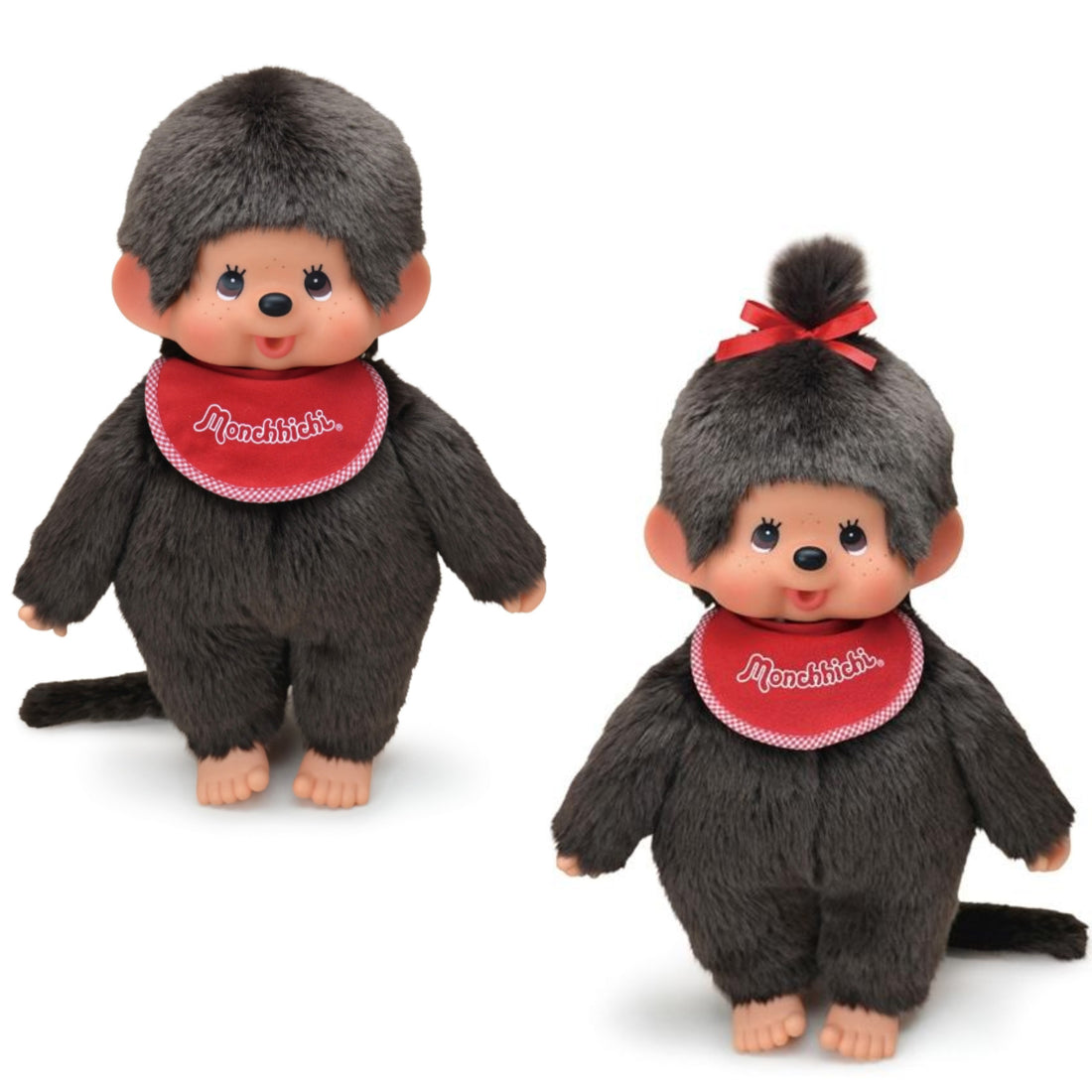 Monchhichi|Premium Standard Brown Plush Dolls/Plush Toy|L/H41 x W34 x D13cm approx.