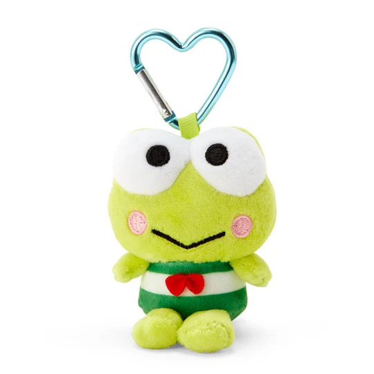 Sanrio|Plush Mascot Holder with Heart Carabine /Plush Keychainr|6×4×10cm approx.