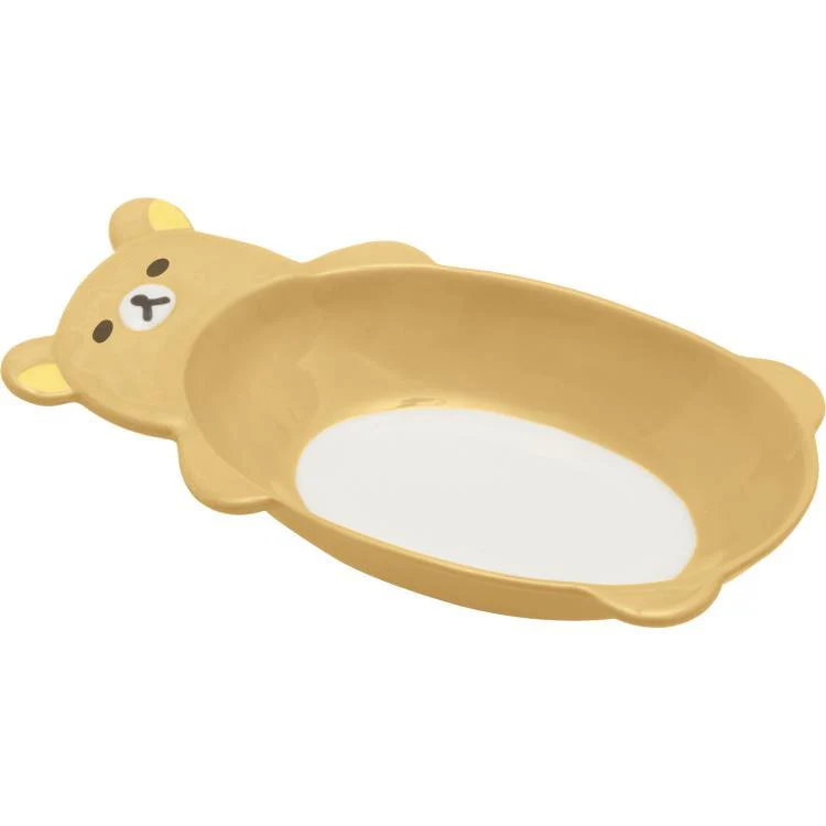 Rilakkuma轻松熊|San-X Plate - Rilakkuma轻松熊餐盘|约H125 x W235 x D40mm