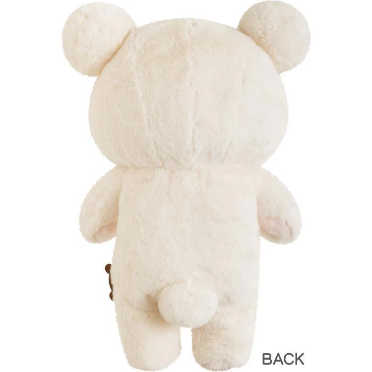 Rilakkuma轻松熊|San-X Plush Toy (M)/Wonderful House-Korilakkuma奇妙屋毛茸茸小白熊中号玩偶/公仔|约345×230×125mm