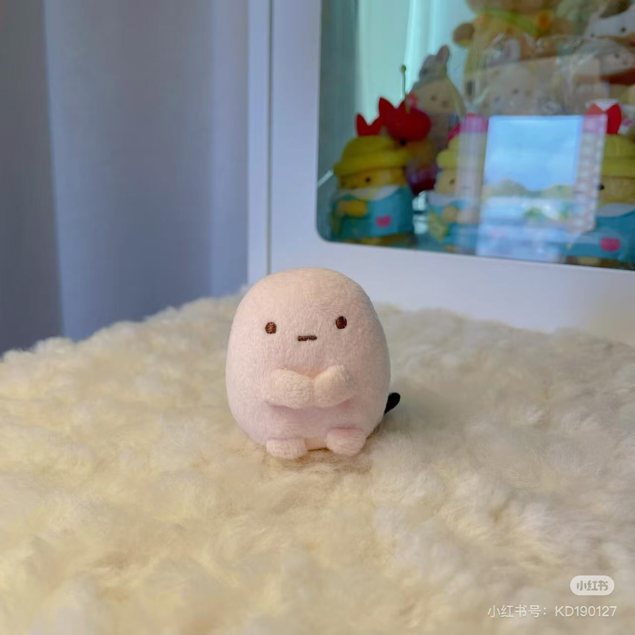 Sumikko gurashi角落生物|San-X Sumikko Gurashi Tenori Plush (SS)可爱角色基础款毛绒小玩偶/手玉|5 × 4.5 × 5 cm approx.