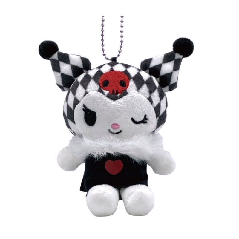 Sanrio|Kuromi 20th Anniversary Nurse Mascot Holder /Plush Keychain|H11 x W10 x D5.5cm approx.
