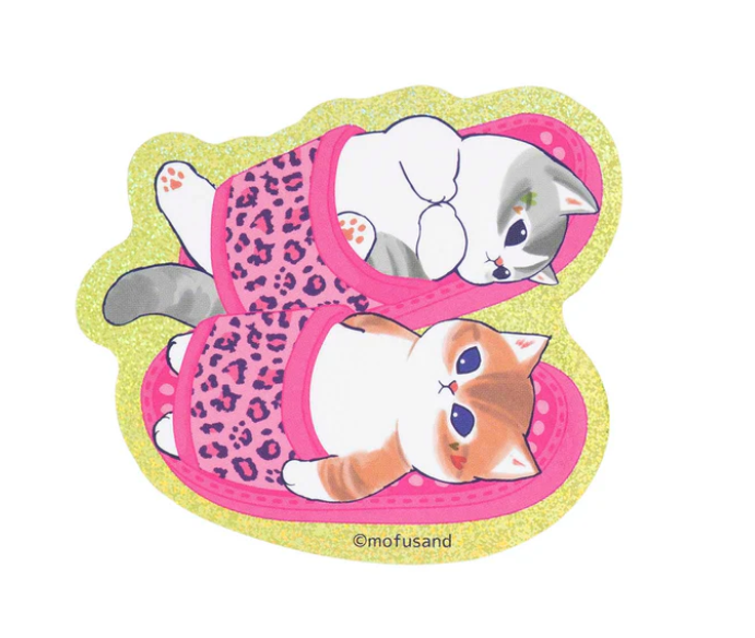Mofusand|Gyarunyan Girl Collection Hologram Sticker|75×76mm approx.