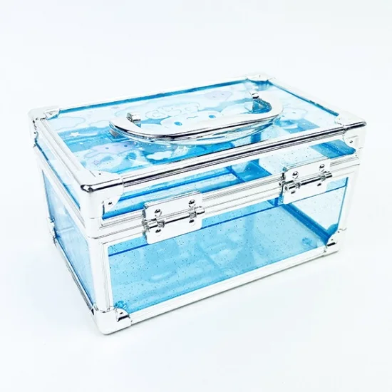 【还有补货】Sanrio|Clear Cosmetic Storage Box Vanity Case|165×90×104mm approx.