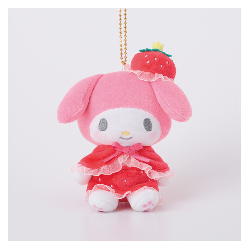Sanrio|Strawberry Crown Mascot Holder /Plush Keychain|H10cm approx.