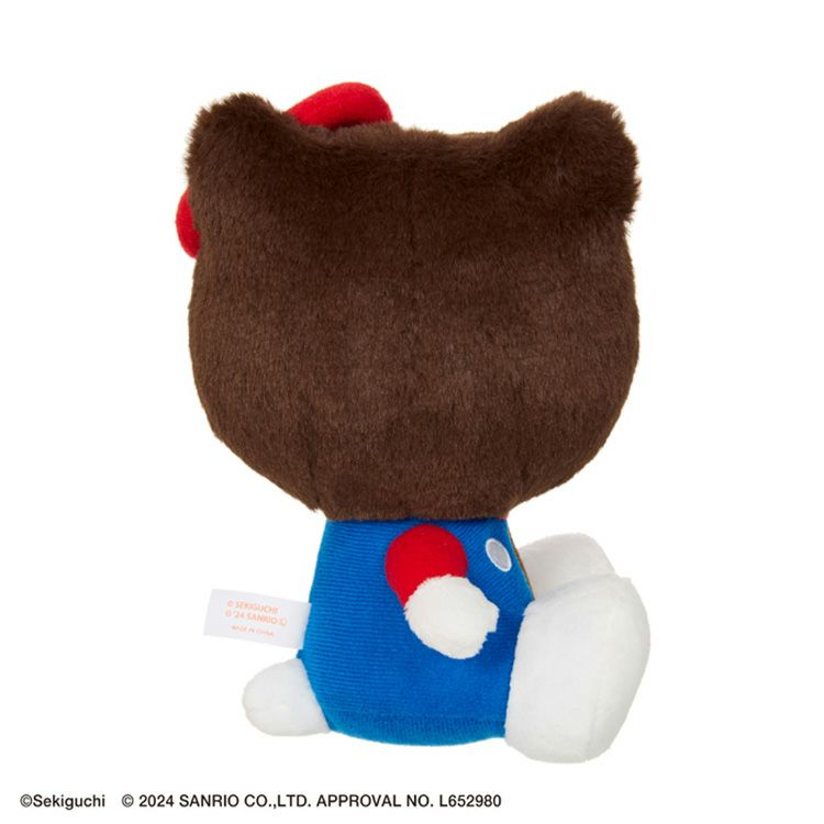 Monchhichi|Hello Kitty x Monchhichi Big Face Plush Toy|H18×W10×D7.5cm approx.
