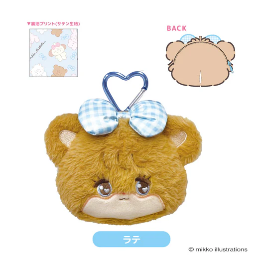 mikko illustrations|Stuffed Toy Pouch|H160 x W170 x D60mm approx.