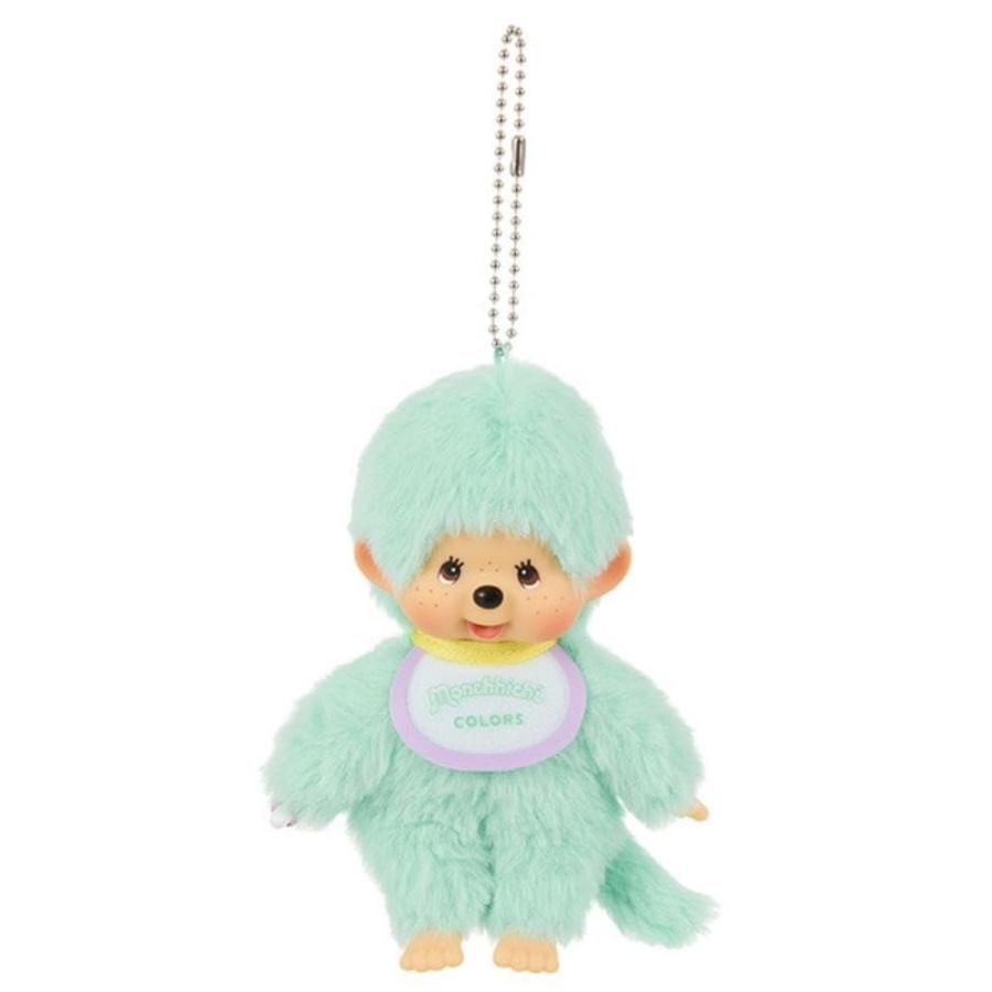 Monchhichi|Colors Mascot Holder /Plush Keychain|H13.5 x W8.5 x D5.5 cm approx.