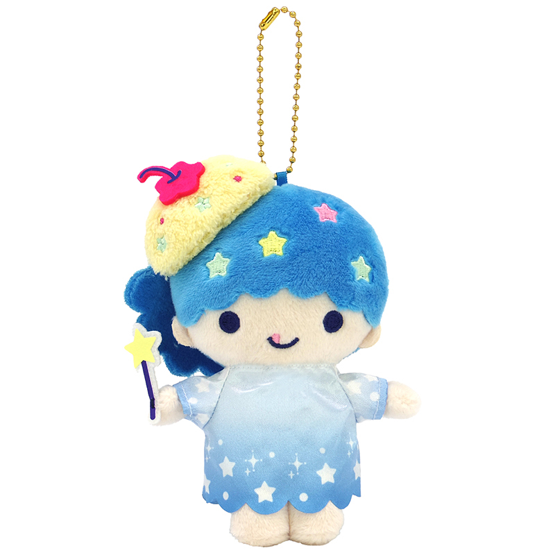 Sanrio|Little Twin Stars Collection Cream Soda Mascot Holder /Plush Keychain|9×5×13cm approx.