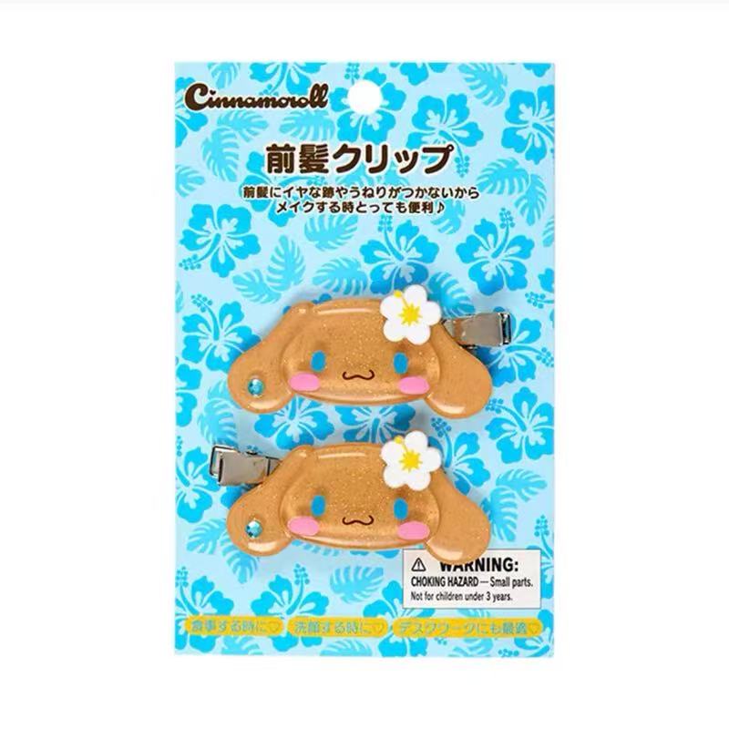 【limit 2】Sanrio|Endless Summer Vacation Hair Clip Set|2 piece