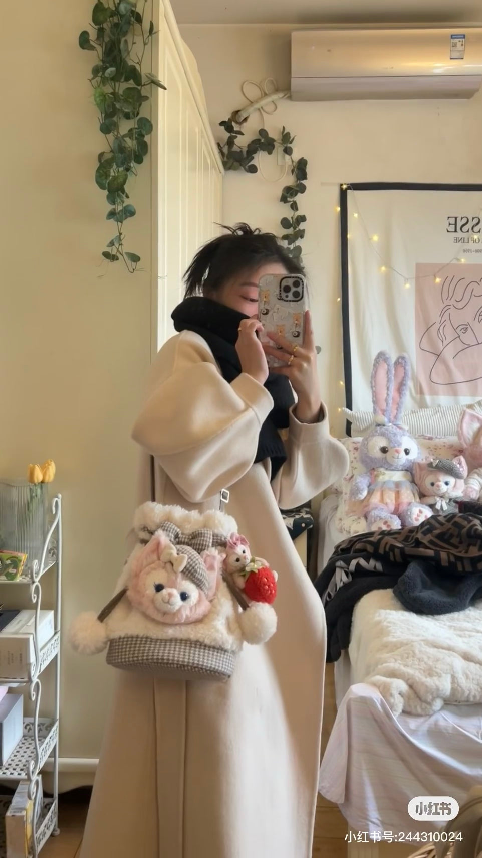 Disney SH|侦探LinaBell玲娜贝儿水桶包