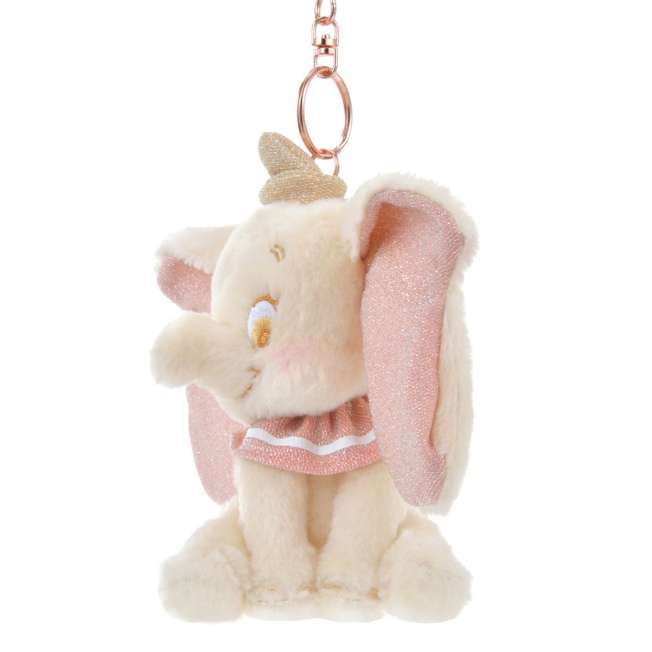Disney迪士尼 |Plush Keychain Winter Shiny Color 东迪2024冬日金色闪亮系列毛绒玩偶钥匙扣挂件/包挂|约H12×W11×D9cm