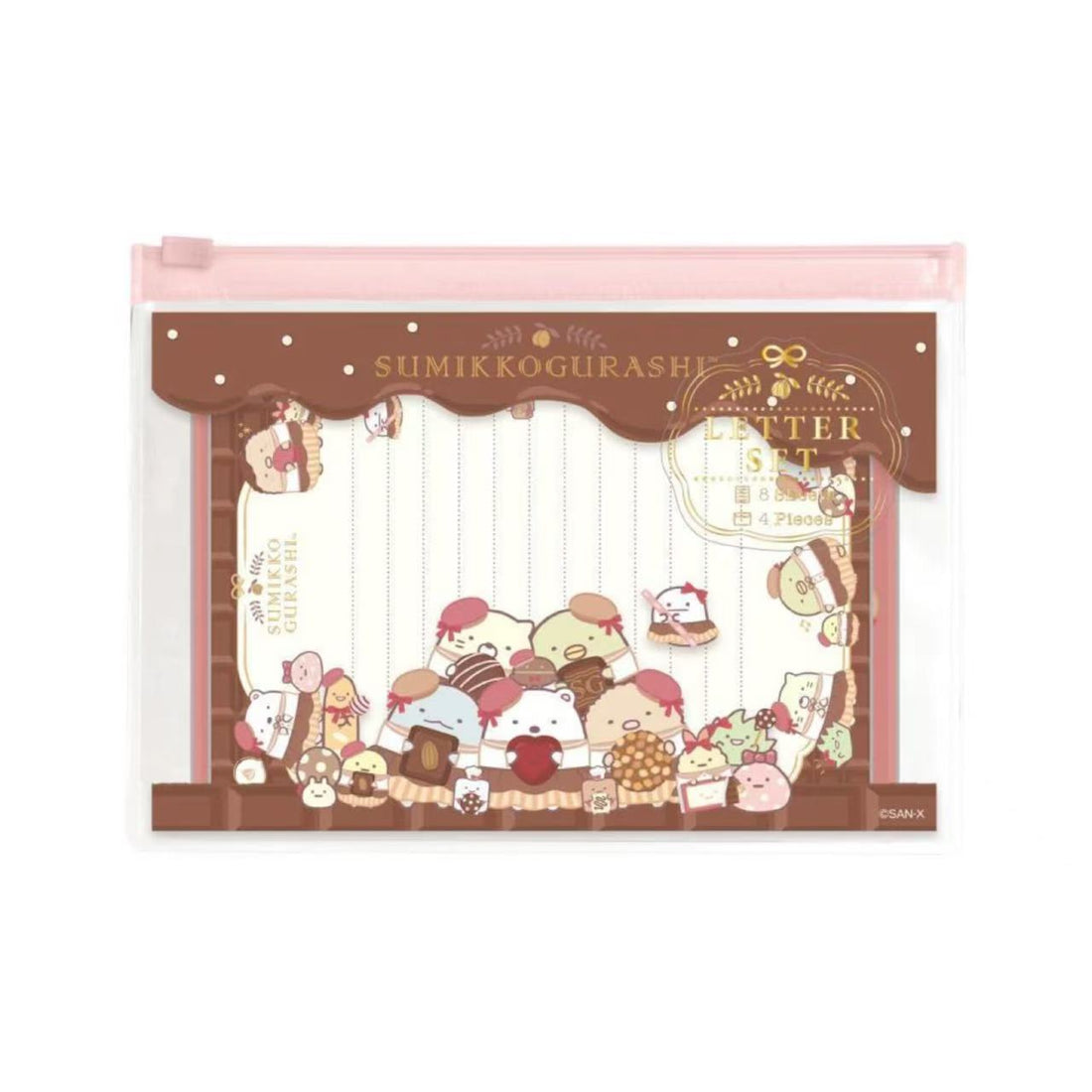 Sumikko gurashi|Chocolate Fair at Sumikko Cafe - Letter Set with Case San-X|140 × 190 mm approx.