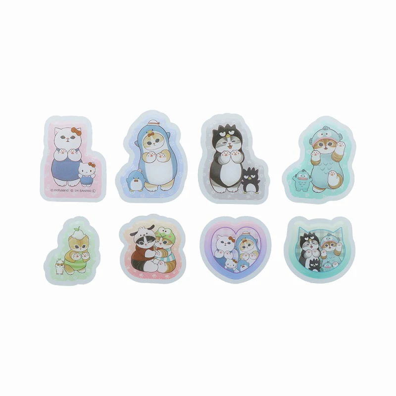Mofusand|Sanrio × Mofusand Plump Sticker|H110 × W100 × D3mm approx.