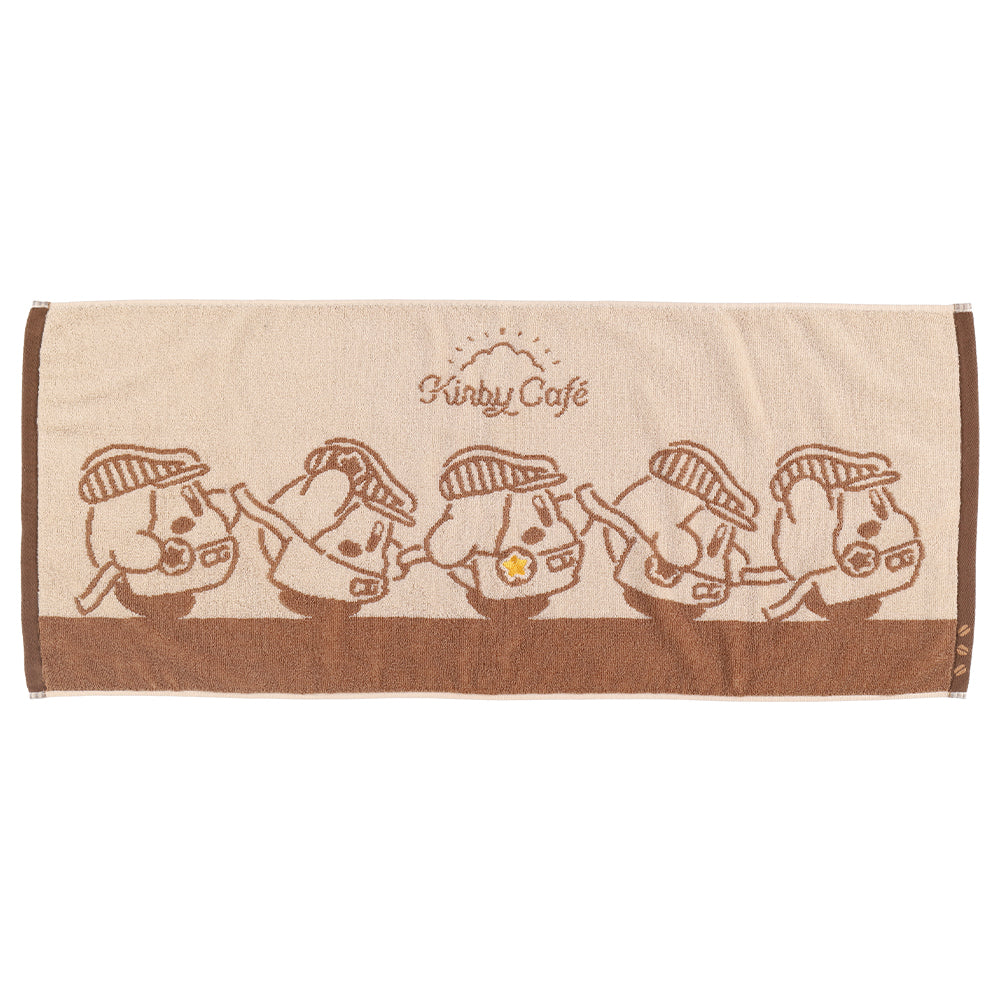 Kirby|2023夏季限定咖啡卡比瓦豆双面对称色/刺绣抗菌防臭大毛巾|34×80cm