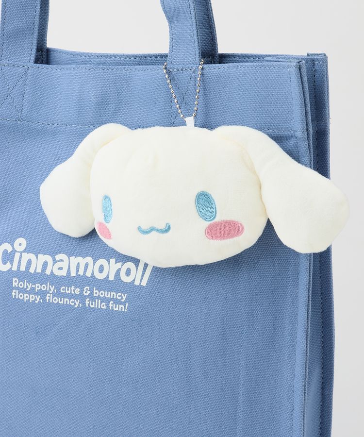 Sanrio|附带大头三丽鸥挂件肩背式帆布包/电脑包/有夹层/有搭扣|可容13寸电脑
