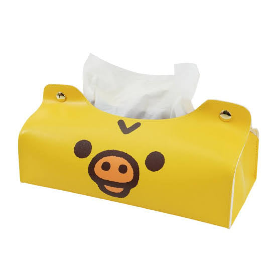 Rilakkuma轻松熊|皮质感纸巾盒/纸巾套|约255×135×120mm