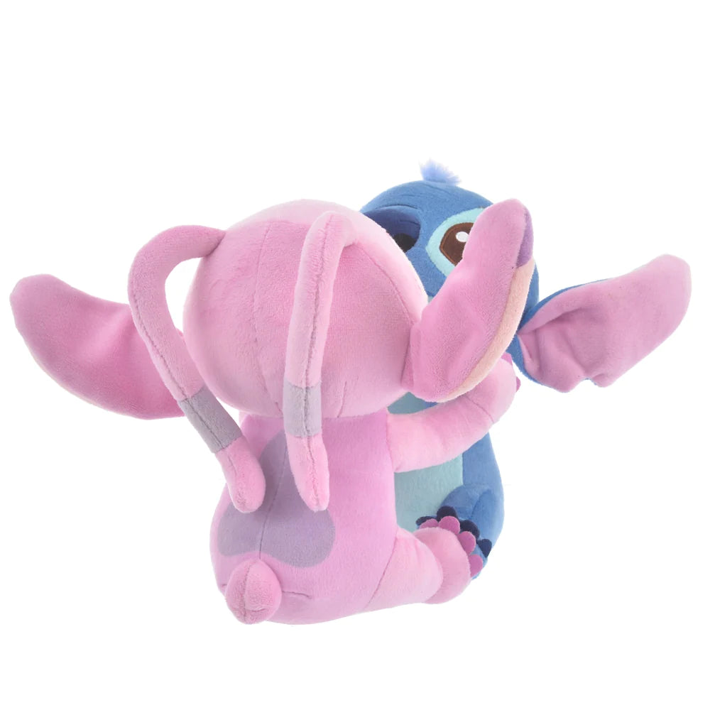 Disney|史迪仔安琪happy hug抱抱情侣公仔|H19×W25×D26cm