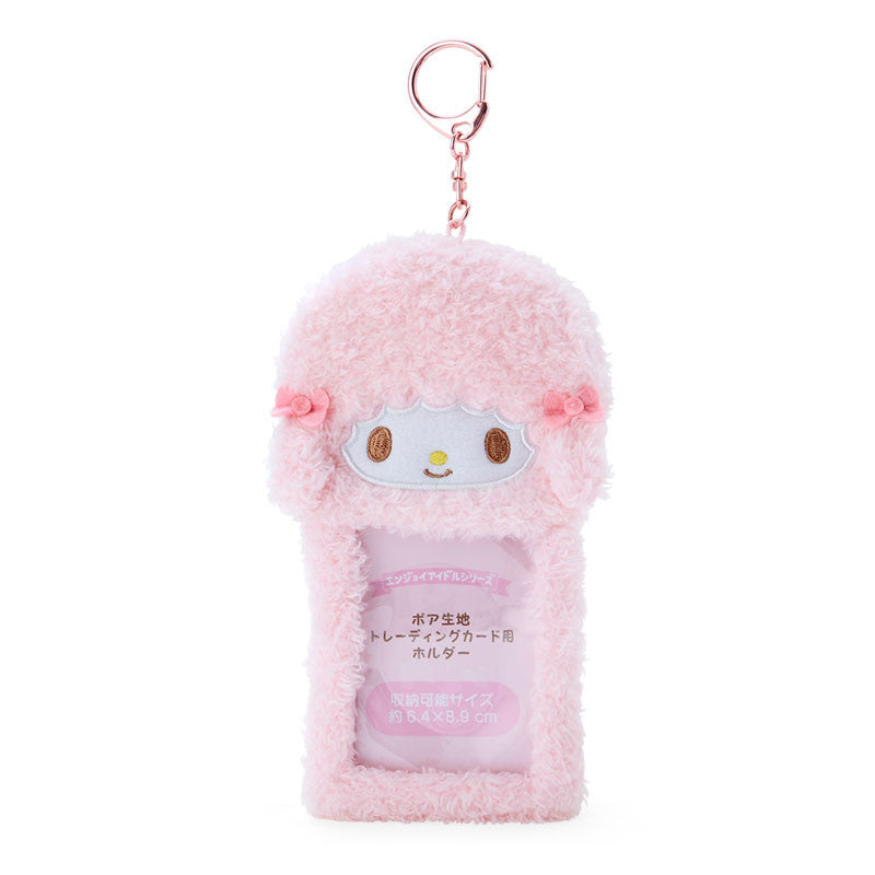 Sanrio|Enjoy Idol Fleece Fabric Card Holder|9×2.5×17cm approx.