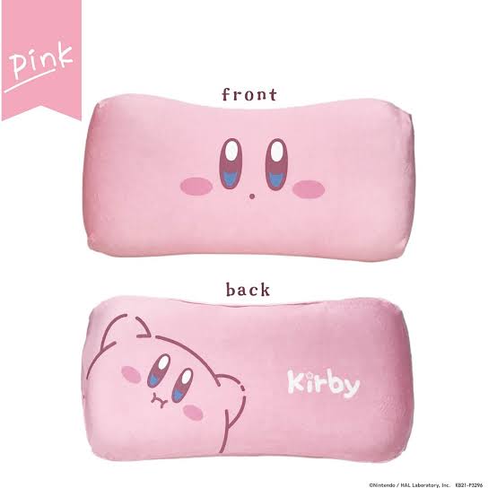 Kirby|双面图案可爱记忆枕回弹式靠枕/腰枕/手枕|19cm×38cm×7cm