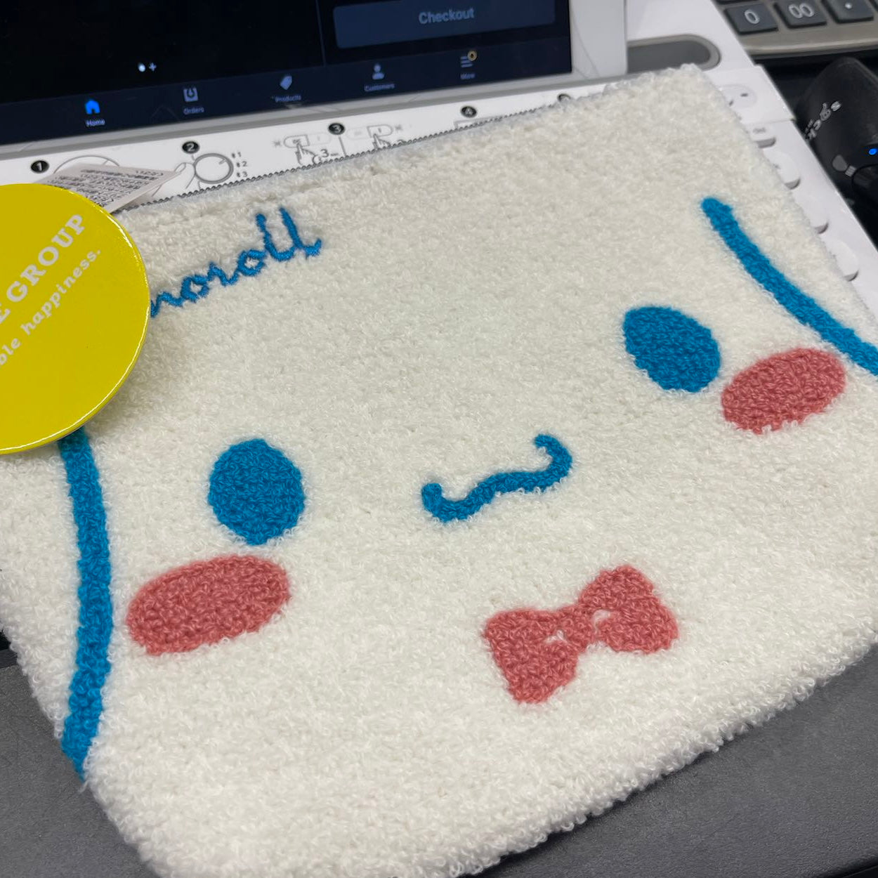 Sanrio|GRL联名限定毛巾大容量化妆包|18*25cm