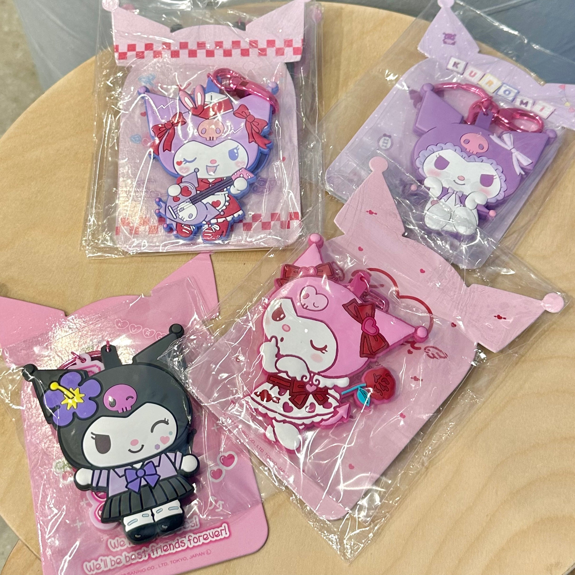Sanrio|库洛米钥匙扣挂件/粉色链条