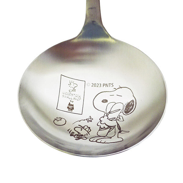 Snoopy|WOODSTOCK Let’s PICNIC系列不锈钢大勺/日本制|全长約18cm