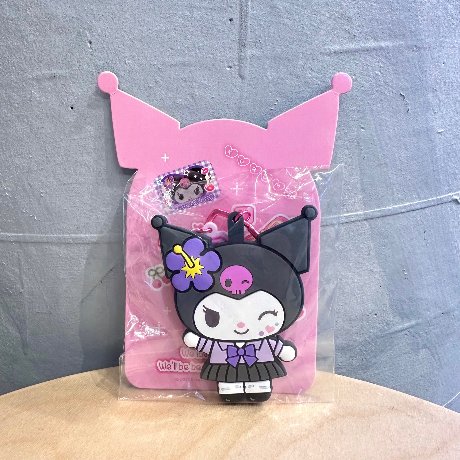 Sanrio|库洛米钥匙扣挂件/粉色链条