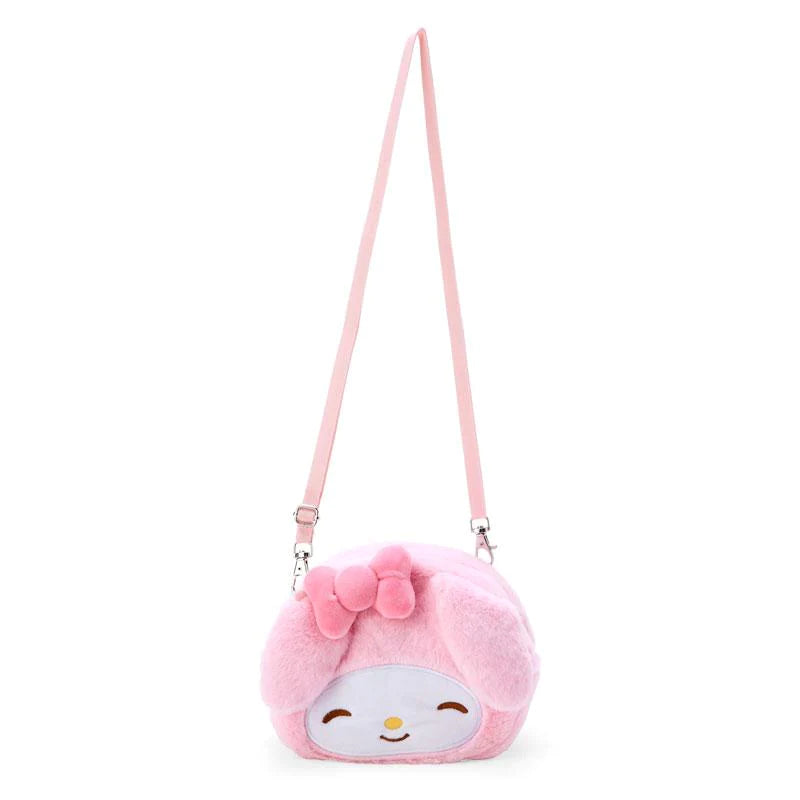 Sanrio|smile系列斜挎毛绒小零钱包/正反图案|约19×9×13cm