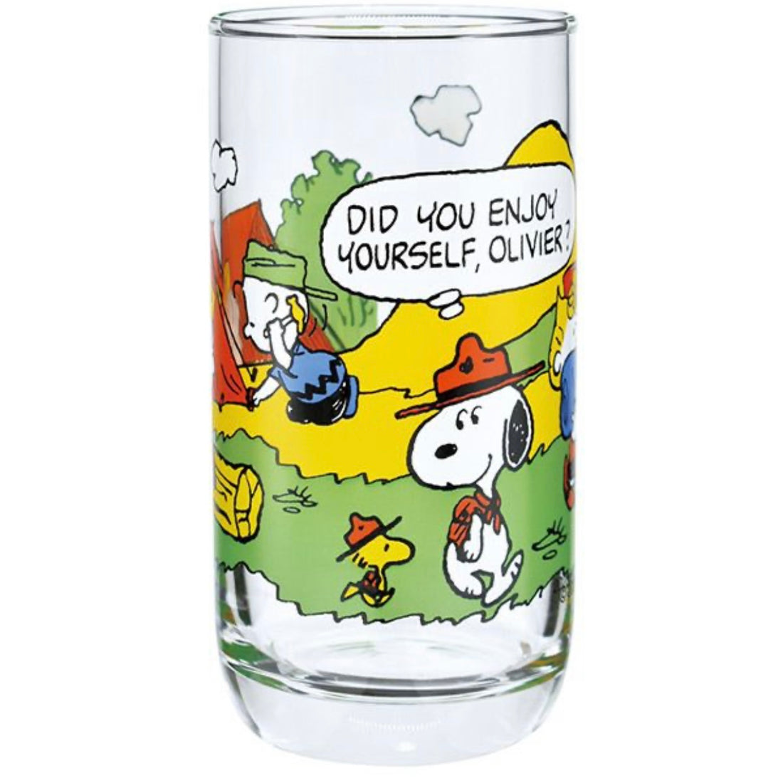 Snoopy|复古满杯漫画野营限定玻璃直饮杯|300ml