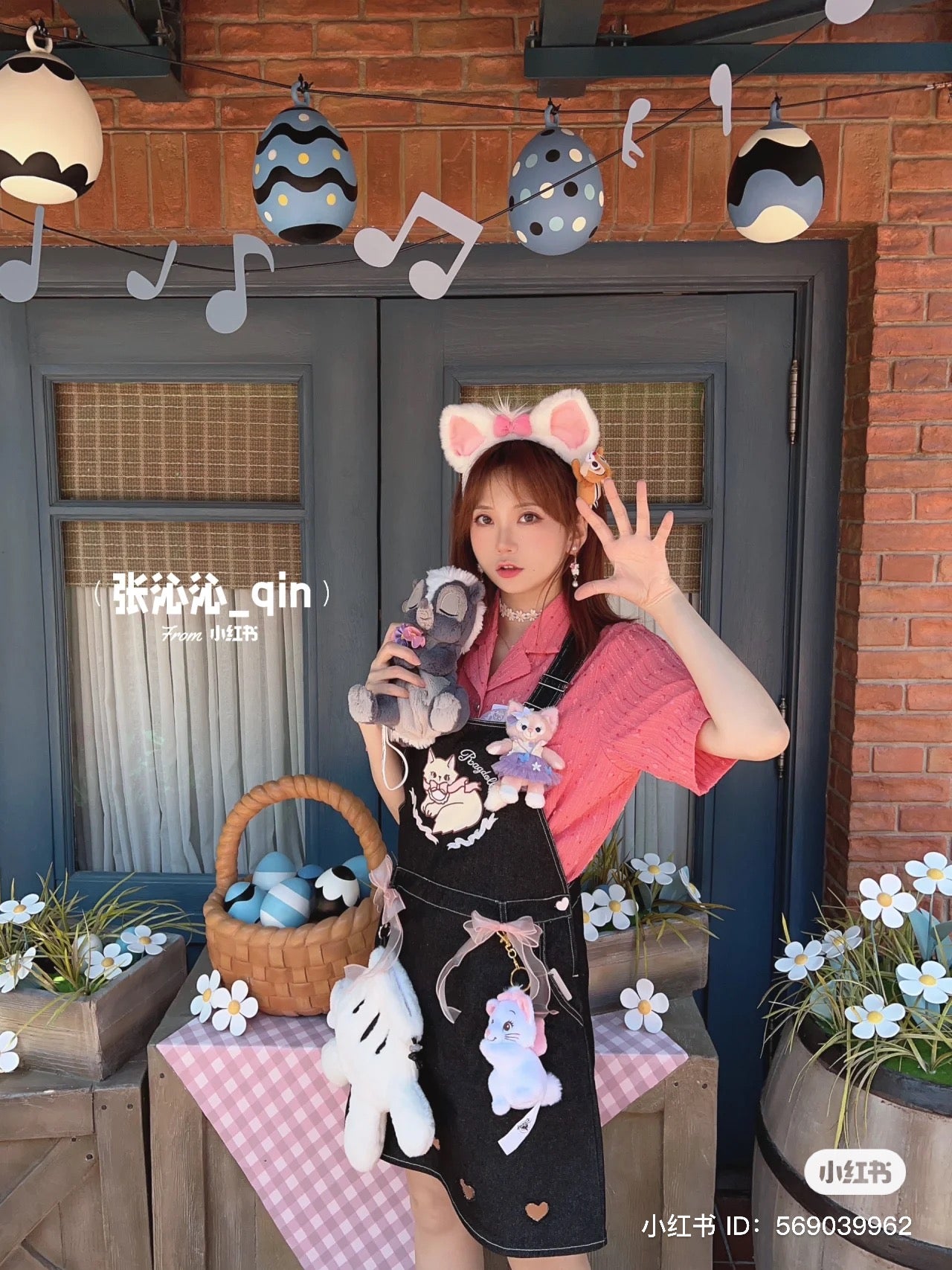 Disney|园内限定玛丽猫发箍/粉粉少女心