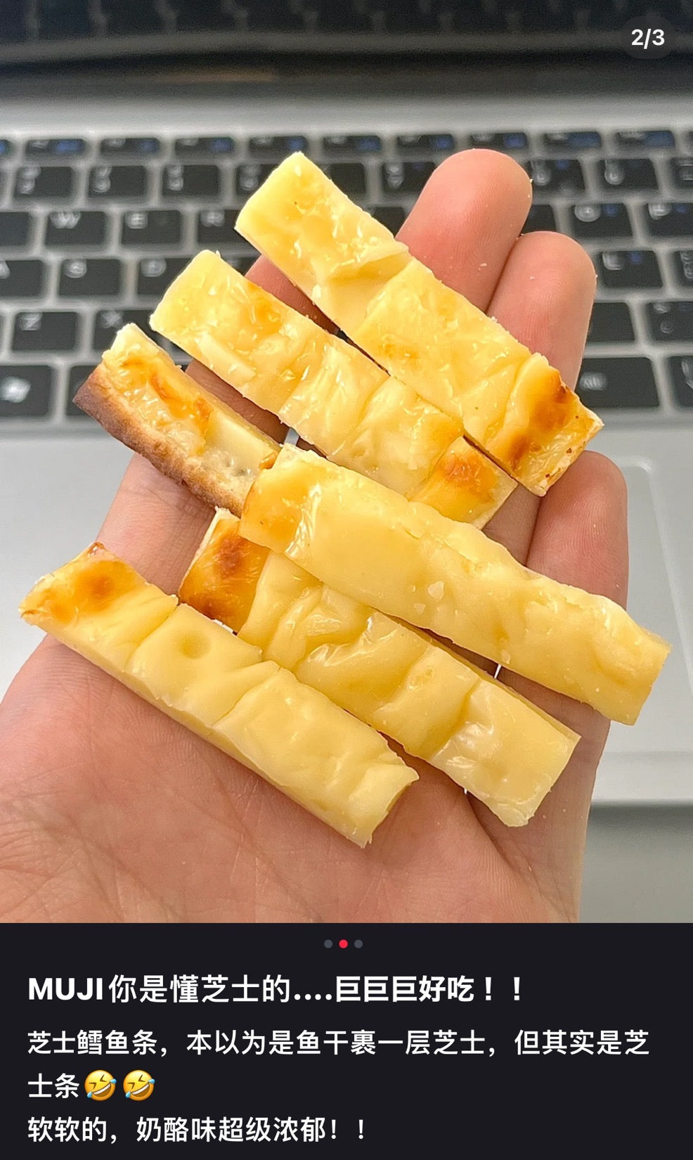 Muji|巨香浓/炙烤鱼芝士烧/焗芝士/奶味十足|37g【24.07.17】