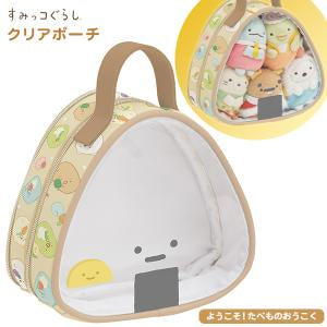 角落生物|饭团双层小山三角包/化妆包/收纳包/角色拉链头|H130 x W140 x D70mm