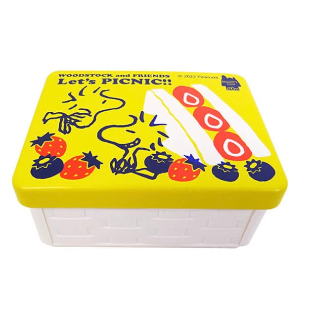 Snoopy|WOODSTOCK Let’s PICNIC系列三明治盒|約W13.9×H6.8×D11.2cm