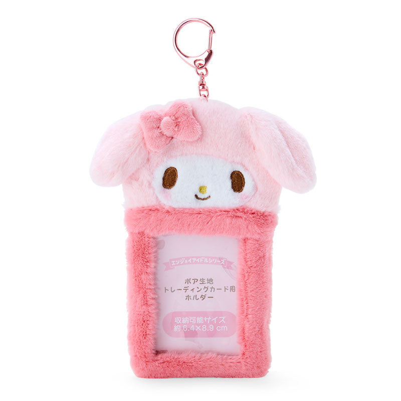 Sanrio|Enjoy Idol Fleece Fabric Card Holder|9×2.5×17cm approx.