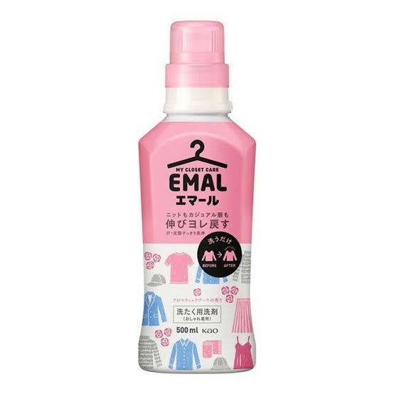 Kao|Emal防缩水防皱中性洗衣液/羊毛羊绒真丝护理洗衣液|500ml