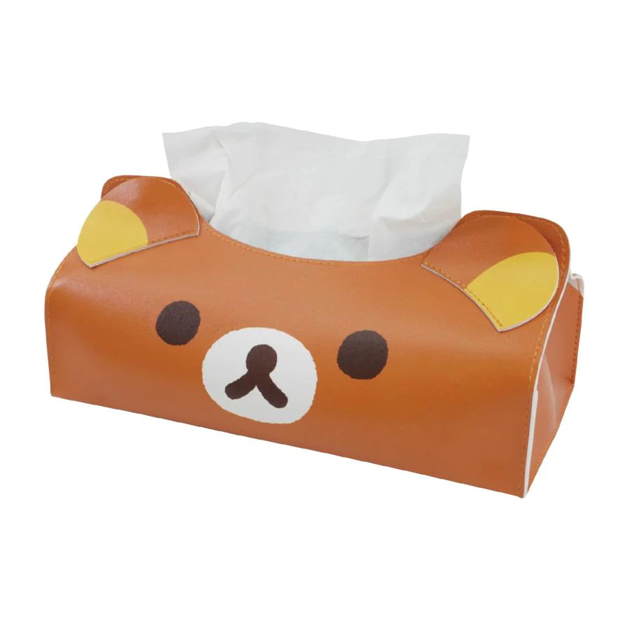 Rilakkuma轻松熊|皮质感纸巾盒/纸巾套|约255×135×120mm