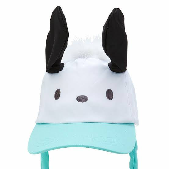 Sanrio|带帽檐手动捏捏耳朵竖起来帽/遮阳帽|頭囲:56-60cm対応